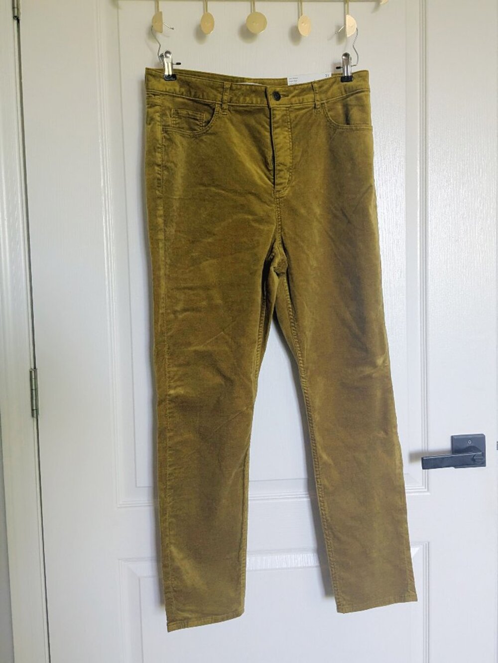 Free Shipping LOFT The Skinny High Rise Corduroy Pants - Olive/Moss Green - NWT